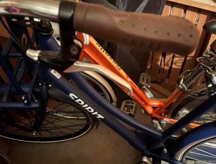 Spirit Transportfiets dames 28inch z.s.m, Fietsen en Brommers, Fietsen | Dames | Omafietsen, Gebruikt, 56 cm of meer, Handrem