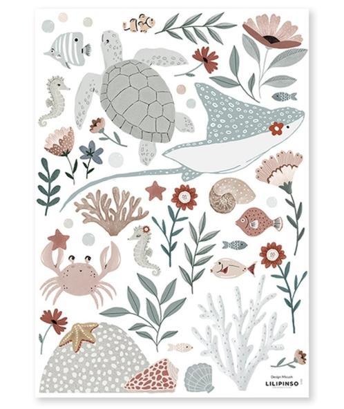 Muursticker Wandsticker Sticker Oceaan Droom Lilipinso, Kinderen en Baby's, Kinderkamer | Inrichting en Decoratie, Nieuw, Overige typen