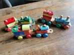 Houten treintjes, Kinderen en Baby's, Speelgoed | Houten speelgoed, Ophalen, Zo goed als nieuw