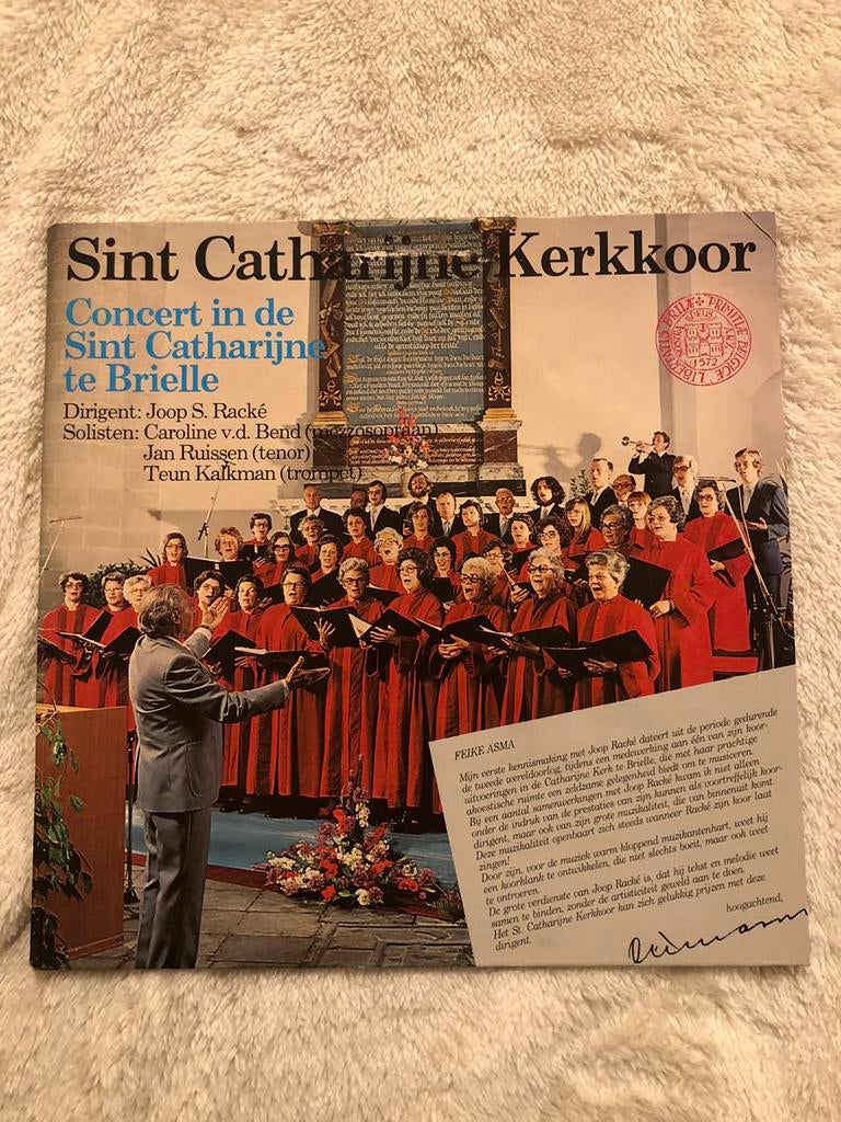 Lp Sint Catharijne Kerkkoor, Ophalen, Zo goed als nieuw, 12 inch