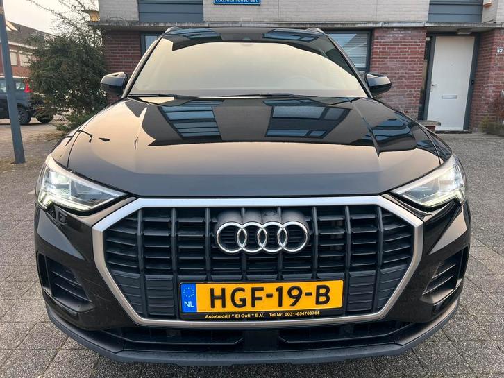 Audi Q3 45 Tfsi e 245pk Phev S Tronic 2021 Zwart, Auto's, Audi, Particulier, Q3, Adaptieve lichten, Adaptive Cruise Control, Airbags