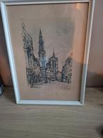 Zeldzame en oud schilderij uit Antwerpen, Antiek en Kunst, Ophalen