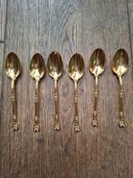 6 theelepels zilver/ verzilverd, Antiek en Kunst, Ophalen of Verzenden