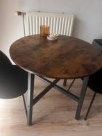 Ronde tafel met 2 stoelen, Ophalen, Gebruikt, 50 tot 100 cm, Rond