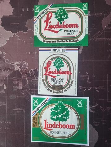BIERETIKETTEN-E110 - LINDEBOOM /NEER  -EXPORT. beschikbaar voor biedingen
