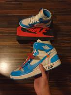 Nike Air Jordan 1 High Off White UNC maat EU 44.5 US 10.5, Blauw, Ophalen of Verzenden, Nike Air Jordan, Sneakers of Gympen