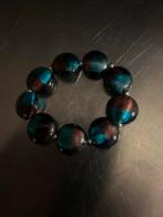 Damesarmband gekleurde stenen, Overige materialen, Paars, Nieuw, Ophalen of Verzenden