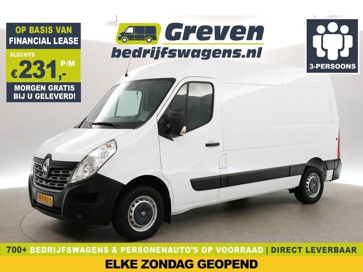 Renault Master T33 2.3 dCi 146PK L2H2 | Airco | Camera | Cru, Auto's, Bestelauto's, Bedrijf, Te koop, ABS, Achteruitrijcamera