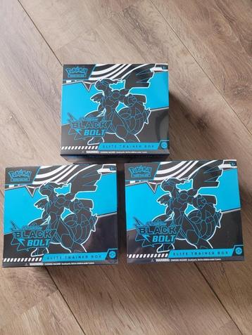 Pokemon Black Bolt Elite Trainer Box  beschikbaar voor biedingen