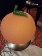 Oranje Glazen Tafellamp,sinaasappel lamp IKEA,J90., Ophalen of Verzenden, Zo goed als nieuw, Glas, Vintage