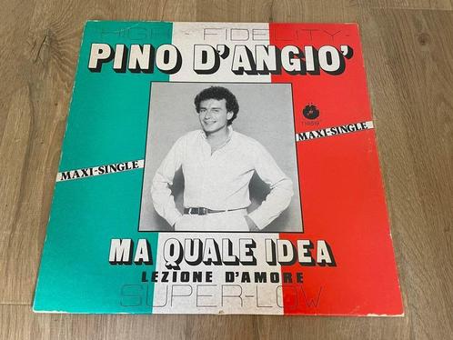 Pino D’ Angio - Ma Quale Idea maxi single 12” 45rpm Disco, Cd's en Dvd's, Vinyl | Pop, Zo goed als nieuw, 1980 tot 2000, 12 inch