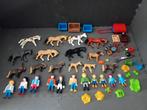 Playmobil - ruiters en verzorgers met paarden en accessoires, Gebruikt, Los playmobil, ., Ophalen of Verzenden