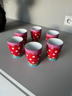 Oilily bekers polkadot, Gebruikt, Ophalen of Verzenden, Overige stijlen, Kop(pen) en/of Schotel(s)