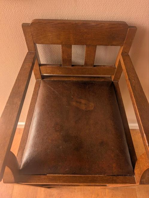 Art deco stoel inventaris meubelstuk Vollemans en Zonen, Antiek en Kunst, Antiek | Meubels | Stoelen en Banken, Ophalen