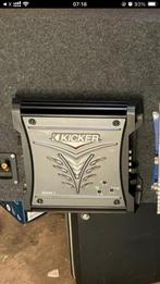 Kicker ZX400.1 Sub Amp with Wiring kit, Ophalen, Zo goed als nieuw, Zwart
