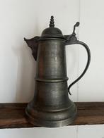 Antieke tinnen bierkan, Antiek en Kunst, Ophalen of Verzenden