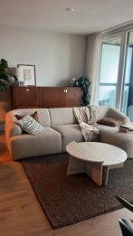 Salontafel travertin look 909035 cm – Nieuw in doos, Huis en Inrichting, Tafels | Salontafels, 50 tot 100 cm, Zo goed als nieuw