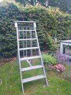grote vintage houten schilderstrap, Ophalen, Gebruikt, Trap, Opvouwbaar of Inschuifbaar