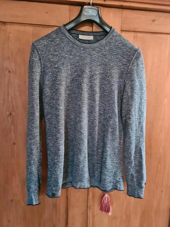 Als NIEUW!! - Cast Iron - Trui, Maat L., Kleding | Heren, Truien en Vesten, Zo goed als nieuw, Maat 52/54 (L), Blauw, Ophalen of Verzenden