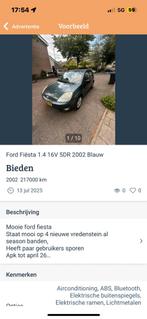 Ford fiesta 2002 1.4 5deurs te koop/ te ruil, Ophalen