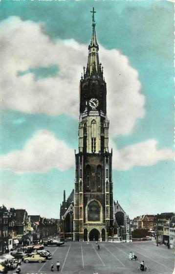 (377-525-023) Delft Markt met Nieuwe Kerk beschikbaar voor biedingen
