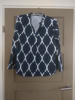 Noor – Blouse met Grafische Print, Ophalen of Verzenden, Nieuw, Maat 46/48 (XL) of groter, Blauw