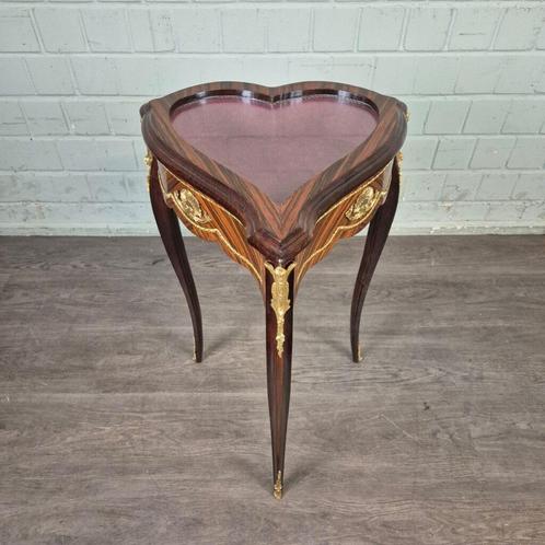 26817 Bijouterie tafel Sieradenkastje hout 0,50 m, Antiek en Kunst, Curiosa en Brocante, Ophalen of Verzenden