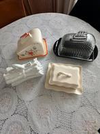 Diverse boter of kaas stolpen . Asperges schaal., Ophalen of Verzenden