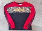 Trui met opdruk en panterprint Orange Star maat 152 158, Gebruikt, Meisje, Trui of Vest, Ophalen of Verzenden