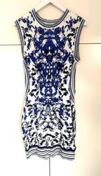 SALE........Bodyflirt lavendelblauw witte jurk mt 36/38 chcs, Blauw, Ophalen of Verzenden, Zo goed als nieuw, Maat 36 (S)