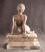 Naakt van metaal gemaakt Villanis sculptuur, Verzenden