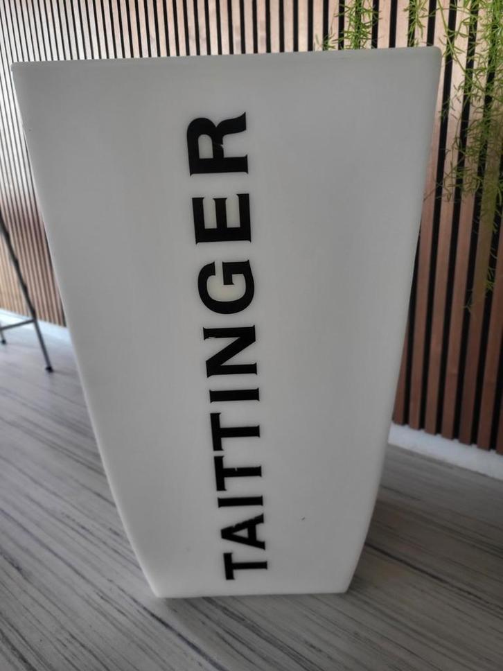 Zeldzame Taittinger Champagne Koeler /tuinkoeler, Verzamelen, Wijnen, Gebruikt, Champagne, Frankrijk, Ophalen