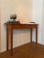 Massief houten sidetable / haltafel, Ophalen, 100 tot 150 cm, Zo goed als nieuw, Classic