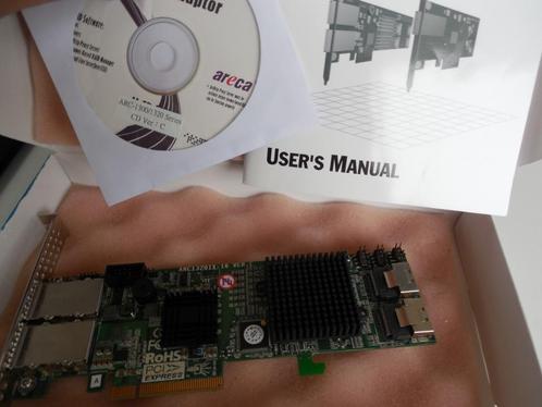 Areca ARC-1320ix-16 6Gbs SAS non-RAID Host Bus Adapter, Computers en Software, Netwerkkaarten, Zo goed als nieuw, Ophalen of Verzenden