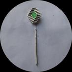 RENAULT speldje,  groen metaal, Verzamelen, Speldjes, Pins en Buttons, Ophalen of Verzenden, Zo goed als nieuw, Transport, Speldje of Pin