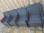 4x tuinstoelen, Ophalen, Gebruikt