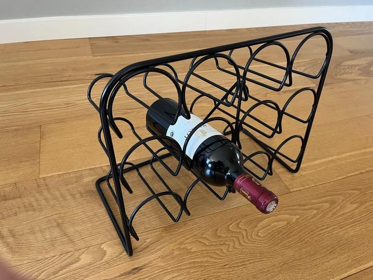 Wijnrek voor 12 flessen, Huis en Inrichting, Woonaccessoires | Wijnrekken, Zo goed als nieuw, Minder dan 50 cm, Metaal, 5 tot 15 flessen