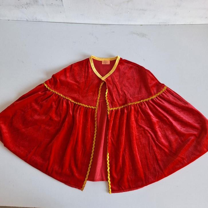 Sinterklaas cape maat 92/98, Diversen, Sinterklaas, Gebruikt, Ophalen of Verzenden