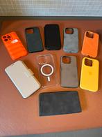 11 stuks Iphone 15 pro hoesjes, Ophalen of Verzenden, Gebruikt, IPhone 14 Pro, Frontje of Cover