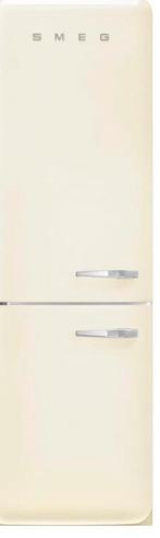 Smeg FAB32 koelkast te koop aangeboden creme/beige, Witgoed en Apparatuur, 60 cm of meer, Gebruikt, Ophalen of Verzenden, 160 cm of meer