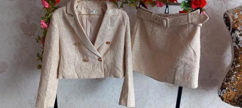 Elegant mantelpak met rok en jasje, Kleding | Dames, Jasjes, Kostuums en Pakken, Zo goed als nieuw, Kostuum of Pak, Maat 38/40 (M)
