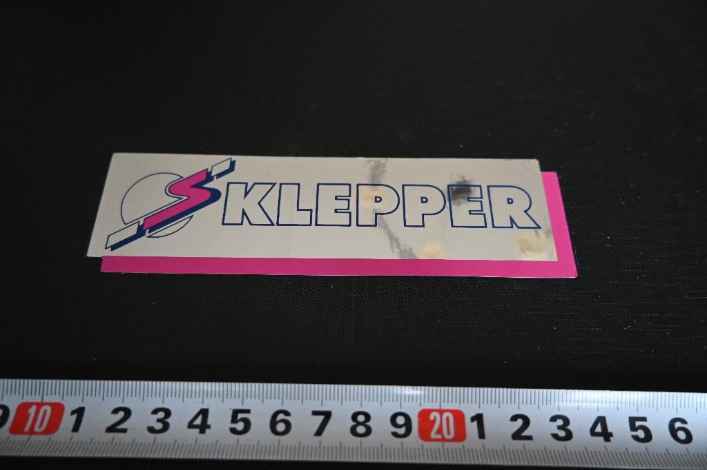 sticker KLEPPER, Ophalen, Zo goed als nieuw