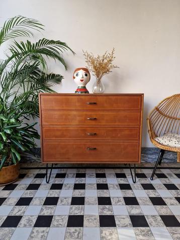 Vintage midcentury ladekast | commode | kast retro beschikbaar voor biedingen