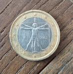 Zeldzame 1 euro munt Italië uit 2002, Ophalen of Verzenden, Italië, 2 euro, Losse munt