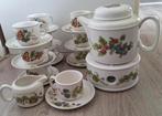 Theeservies Marjolein Bastin 10 kop en schotel fruit vlinder, Ophalen, Gebruikt, Overige stijlen, Kop(pen) en/of Schotel(s)
