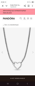 Pandora ketting  origineel met doosje, Sieraden, Tassen en Uiterlijk, Kettingen, Ophalen of Verzenden, Nieuw, Zilver, Zilver