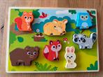Houten puzzel bosdieren, Ophalen