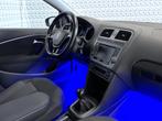Volkswagen Polo 1.0 5drs ALLSTAR Airco ECC Navigatie (2017), Auto's, Volkswagen, Stof, Gebruikt, Euro 6, Blauw