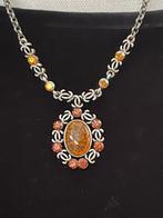 Prachtige “Amber ?” Ketting.., Sieraden, Tassen en Uiterlijk, Antieke sieraden, Verzenden, Overige materialen, Ketting