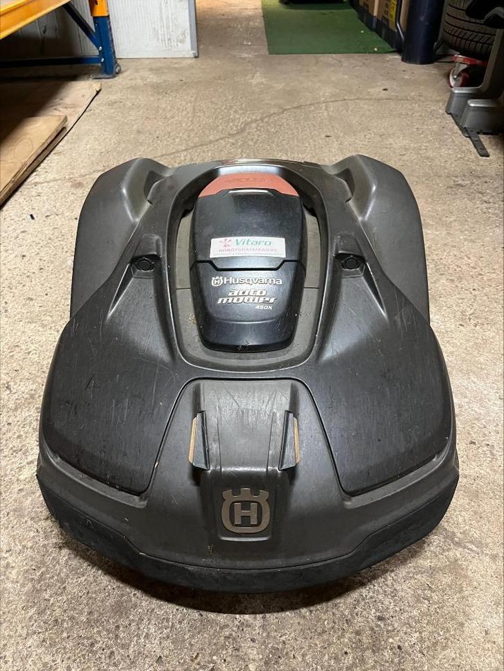Husqvarna Automower 450X, Tuin en Terras, Robotmaaiers, Gebruikt, 20 tot 25 cm, Bestuurbaar via app, Ophalen